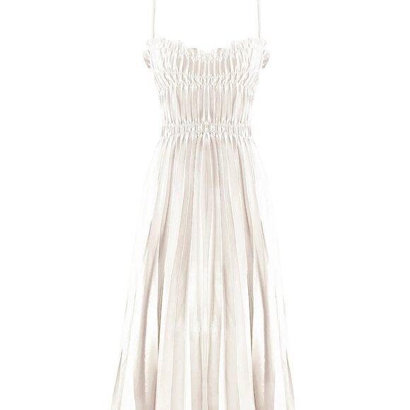 Georgia Hardinge Metal Dress - Oyster - Picture 1 of 5